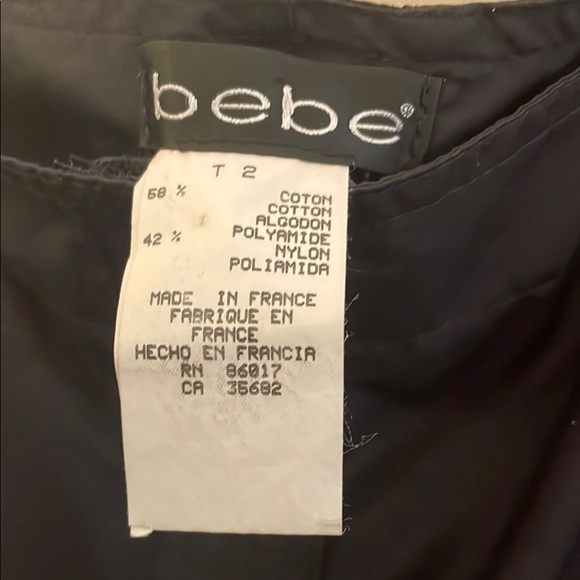 Bebe Black Asymmetrical Maxi Paneled Flap Asymmetrical Very Cool Skirt - Picture 2 of 13